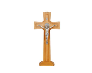 Krzyż św. Benedykta stojąco-wiszący 38 cm