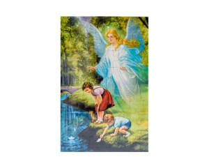 Puzzle Anioł Stróż z Dziećmi