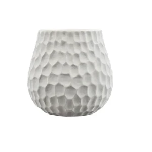 Tykwa Ceramiczna Plaster Miodu biały