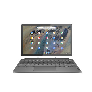 Lenovo Chromebook IdeaPad Duet 5 13.3" - SSD 128 GB - 4 GB - Chrome OS - QWERTY (naklejki) - Szary