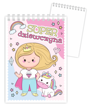 Notes SUPERDZIEWCZYNA - wzór 1 (A6)