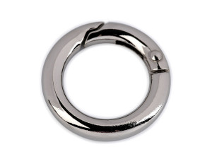 Karabińczyk kółko śr. 18mm - nikiel