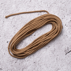 Sznurek polipropylenowy 4mm - z rdzeniem - Złoty - 100m