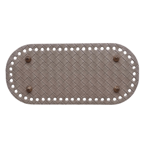 Dno do torby z ekoskóry z nóżkami 22x10 cm Beżowe