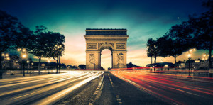 Fototapeta Paryż Arc de Triomphe Paris France