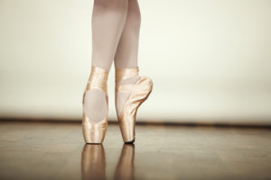 Fototapeta Balet Young ballerina dancing