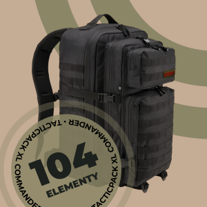 Plecak ewakuacyjny TACTICPACK XL COMMANDER kolor czarny