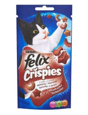 Purina Felix CRISPIES Wołowina Kurczak 45g