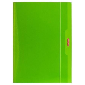 Teczka A4 z gumką Color Blocking zielony