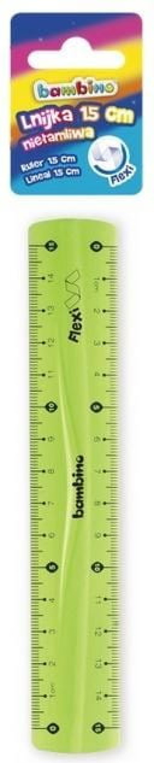 Linijka flexi 15cm BAMBINO