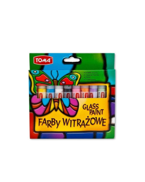 Farby witrażowe 10x10,5 TOMA