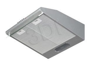 Okap podszafkowy AKPO WK-7 P 3060 SZARY (159,8 m3/h; 600mm; kolor szary)