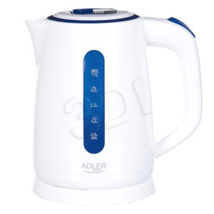 Czajnik elektryczny Adler AD 1234 (2200W 1.7l; kolor biały)