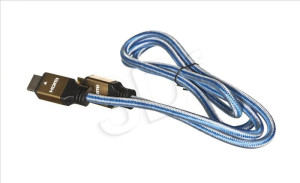 Kabel IBOX HD04 ULTRAHD 4K 1,5M V2.0 ITVFHD04 (HDMI M - HDMI M; 1,5m; kolor niebieski)