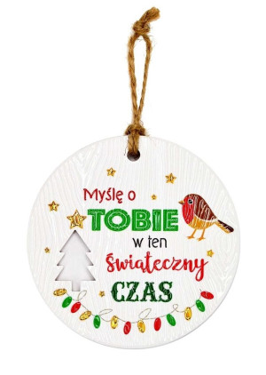 Zawieszka ceramiczna Boże Narodzenie