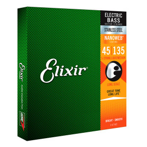 Elixir (45-135) NanoWeb Stainless Steel
