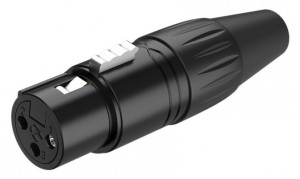 Wtyk XLR Żeński 3 pin Roxtone