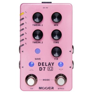 Mooer D7 X2 Delay Multi-Delay
