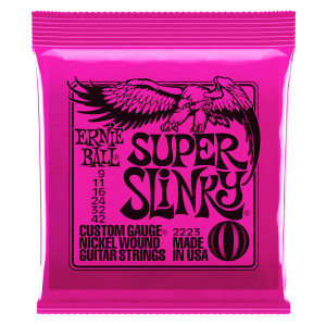 Struny do Gitary Elektrycznej Ernie Ball (09-42) Super Slinky Custom Gauge
