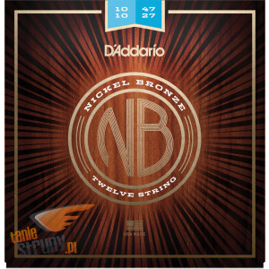 D'Addario NB (10-47) Nickel Bronze 12str
