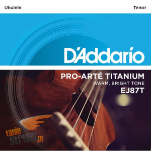 Struny D'Addario Titanium do Ukulele Tenorowego