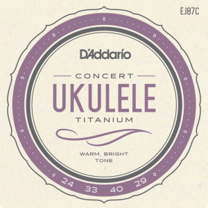 Struny do Ukulele Koncertowego D'Addario Titanium