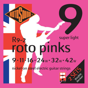 Rotosound (09-42) Roto Pinks DwuPack