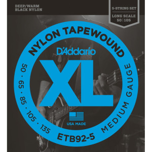 D'Addario (50-135) Nylon Tapewound Long Scale