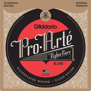 Striny do Gitary Klasycznej D'Addario EJ45 Pro-Arte Normal Tension