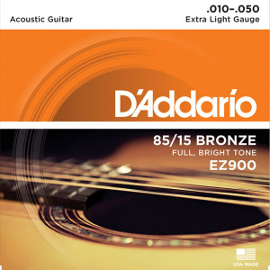 Struny do Gitary Akustycznej D'Addario EZ (10-50) 85/15 Bronze