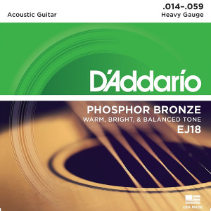 Struny do Gitary Akustycznej D'Addario EJ (14-59) Phosphor Bronze
