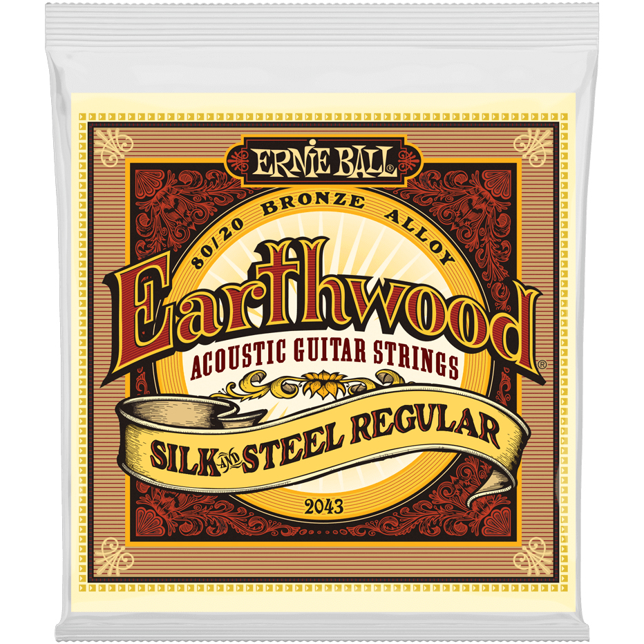 Ernie Ball (13-56) Earthwood 80|20 Bronze Silk & Steel