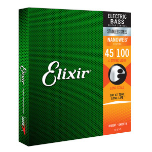 Elixir (45-100) NanoWeb Stainless Steel