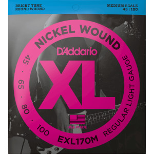 D'Addario EXL170M (45-100) Nickel Wound Medium Scale