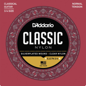 Struny do Gitary Klasycznej D'Addario Classic Nylon Normal Tension 3/4