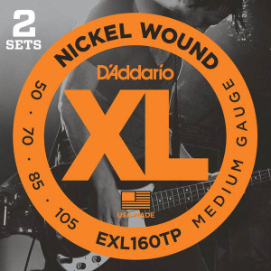 D'Addario EXL (50-105) Nickel Wound DwuPak