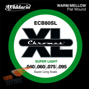 D'Addario ECB80SL (40-95) Chromes Super Long Scale