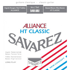 Struny do Gitary Klasycznej Savarez Aliance Hybrid Tension