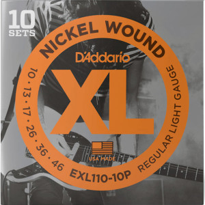 10-Pack D'Addario EXL (10-46) Nickel Wound
