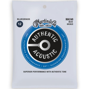 Struny do Gitary Akustycznej Martin (12-56) Authentic Acoustic SP