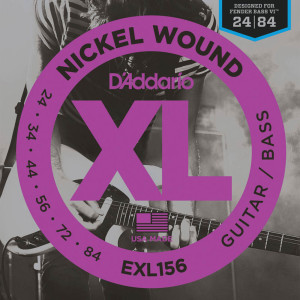 D'Addario EXL156 (24-84) Nickel Wound Fender Bass VI