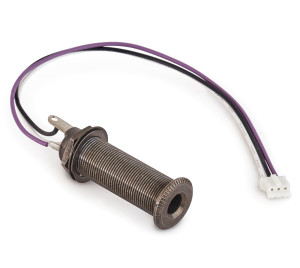 Gniazdo Montażowe MEC Jack Stereo 6.3 mm ze złączem R5 Czarny