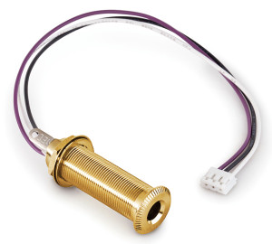 Gniazdo Montażowe MEC Jack Stereo 6.3 mm ze złączem R4 Złoty