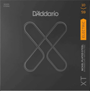 D'Addario XT (10-59) Nickel Plated Steel 7-String