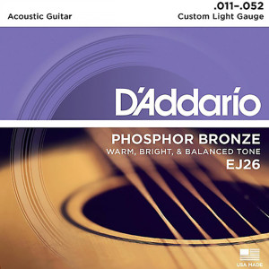 3-Pack D'Addario EJ (11-52) Phosphor Bronze