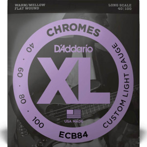 D'Addario ECB84 (40-100) Chromes Long Scale