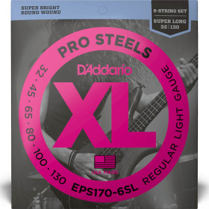D'Addario EPS (32-130) ProSteels Super Long Scale