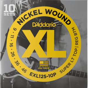 10-Pack D'Addario EXL (09-46) Nickel Wound