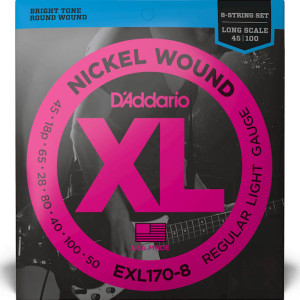 D'Addario EXL (32-130) Nickel Wound 8-String