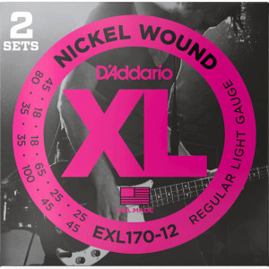 D'Addario EXL (18-45) Nickel Wound 12-Strunowy Bas